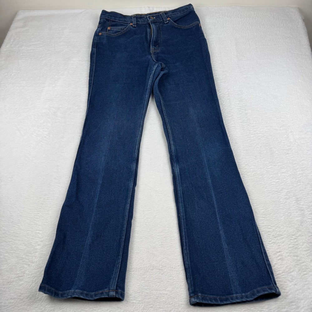 Levis 517 Bootcut Jeans Mens 31x34 Dark Wash Blue Vintage Made in USA Denim
